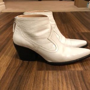 White Zara Boots